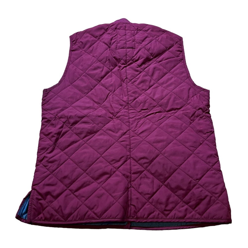 Gap Vest Women’s Small Burgundy Button Down - Picture 2 of 11